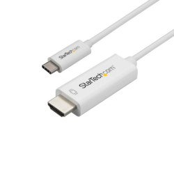 StarTech 1m / 3ft USB C to HDMI Cable - 4K at 60Hz - White