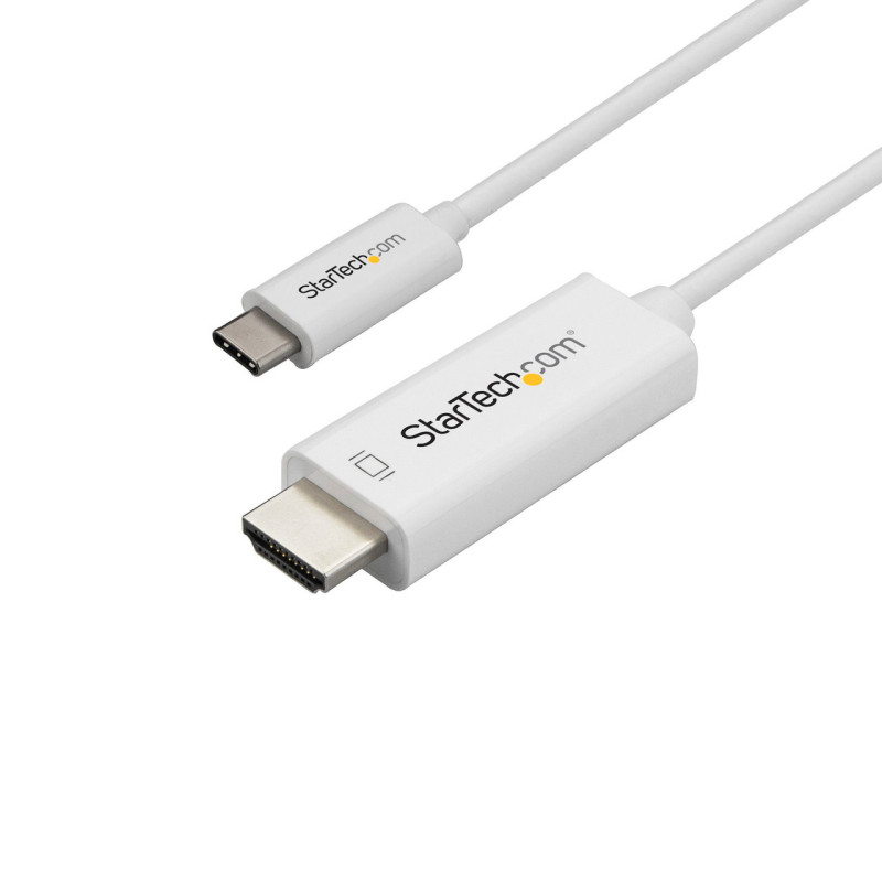 StarTech 1m / 3ft USB C to HDMI Cable - 4K at 60Hz - White