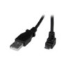 StarTech 2m Angled Micro USB Cable - Down Angle Micro USB