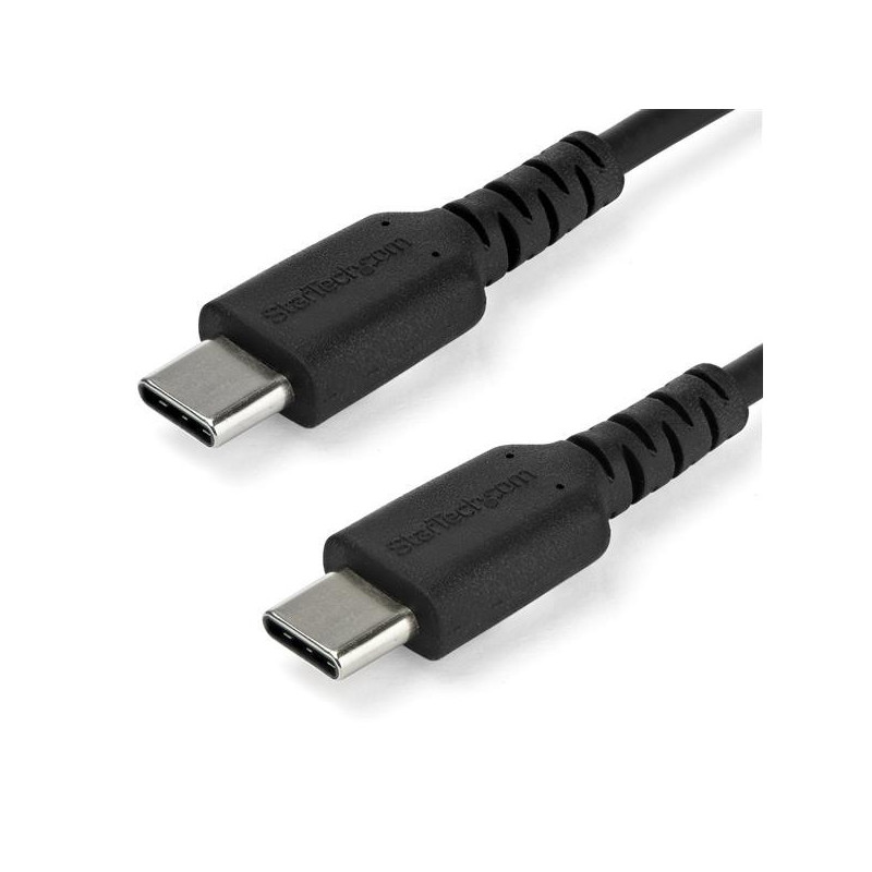 StarTech 2 m (6.6 ft) USB C Cable Black Aramid Fiber