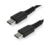 StarTech 2 m (6.6 ft) USB C Cable Black Aramid Fiber