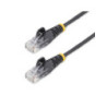 StarTech 2.5m CAT6 Cable - Black - Slim CAT6 Patch Cable - Snagless