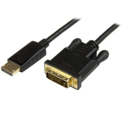StarTech DisplayPort to DVI Adapter - DP to DVI Converter Cable - 3ft