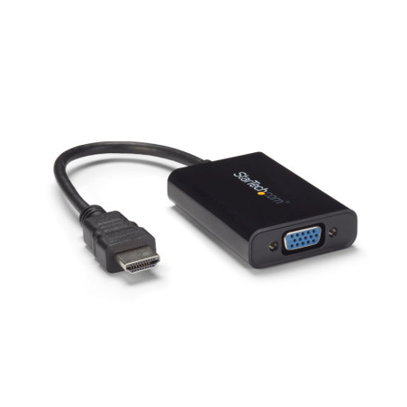 StarTech HDMI to VGA Adapter w/ Audio - HDMI Converter Male to VGA Female