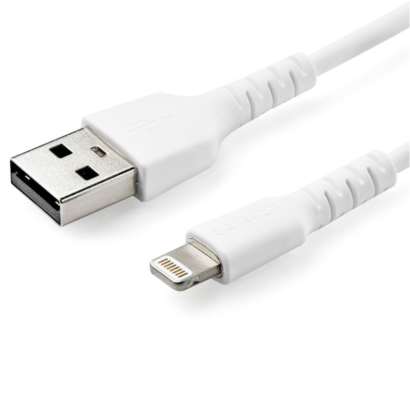 StarTech 6.6 ft USB to Lightning Cable - Apple MFi Certified - White