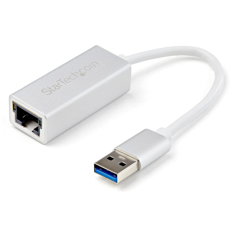 StarTech USB 3.0 network adapter - sleek aluminum with silver finish