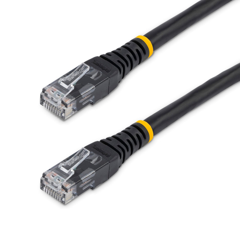 6 FT BLACK MOLDED CAT6 UTP PATCH CABLE