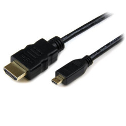 StarTech 2 m High Speed HDMI Cable with Ethernet HDMI to HDMI Micro