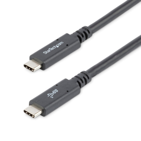StarTech 6in USB C to USB C Cable 5A PD USB 3.0 5Gbps USB-IF Certified