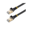 StarTech 2m Black Cat6a Ethernet Cable - Shielded (STP)