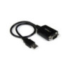 StarTech 1 ft USB to RS232 Serial DB9 Adapter Cable w/ COM Retention