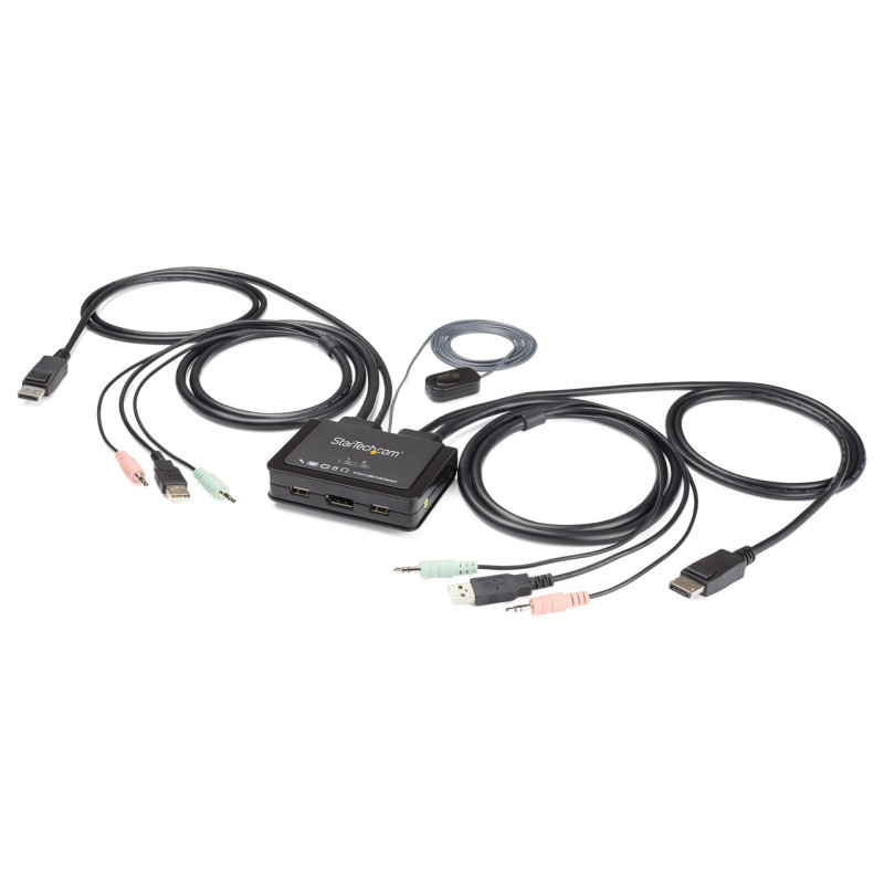 StarTech 2 Port USB 4K60Hz DisplayPort KVM Switch