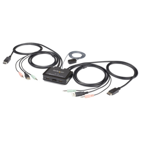StarTech 2 Port USB 4K60Hz DisplayPort KVM Switch