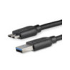 StarTech 6ft Slim USB 3.0 Micro B Cable - A to Micro B Thin