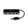 StarTech 4Port USB 2.0 Hub - Portable - 4 Port USB Hub - Mini USB Hub