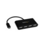 StarTech 4-Port USB-C Hub - Mini Hub - USB-C to 4x USB-A - USB 2.0