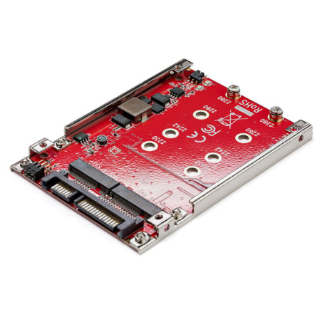 StarTech Dual M.2 to SATA Adapter - M.2 Adapter for 2.5in Bay - RAID