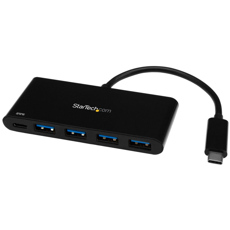 StarTech 4 Port USB C Hub w/ Power Delivery - C to 4x A - USB 3.0 Hub