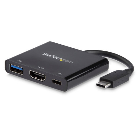 StarTech USB Type-C to HDMI Adapter with PD & USB Port -USB-C Adapter
