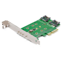 StarTech 3Port M.2 NGFF SSD Card Adapter - PCI Express 3.0 M.2 Card