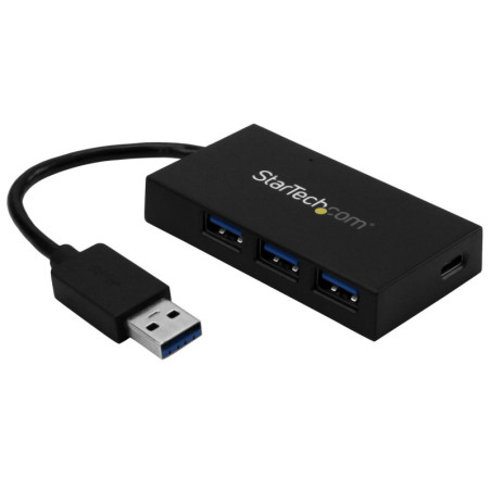 StarTech 4 Port USB Hub - USB 3.0 - USB A to 3x USB A and 1x USB C