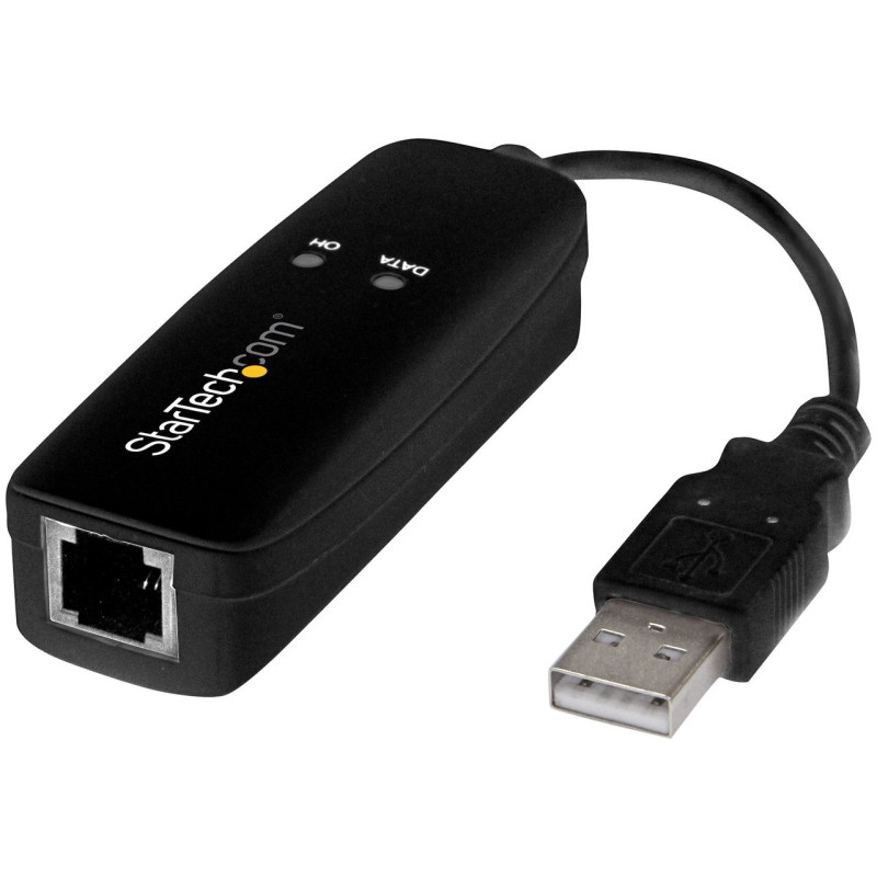 StarTech Hardware-based USB Dial-up and Fax Modem - V.92 - External