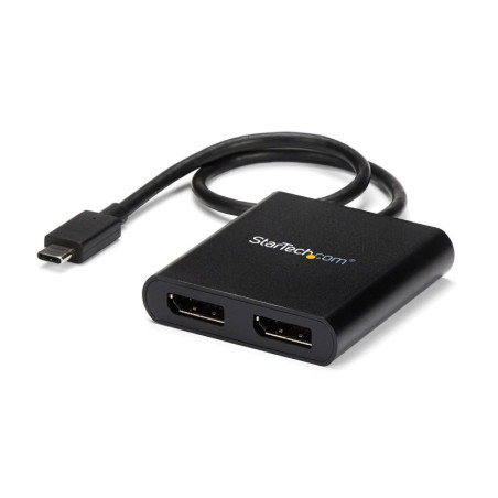 StarTech 2-Port USB-C to DisplayPort MST Hub - Dual 4K Video Splitter