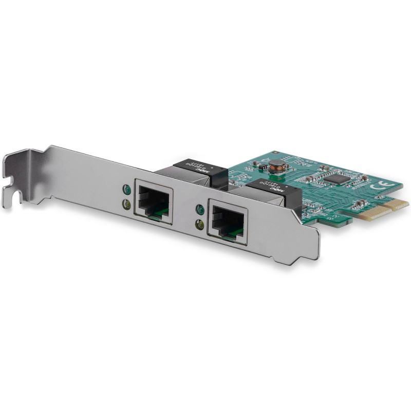 StarTech 2 Port 1 Gbps PCIe Ethernet Network Adapter