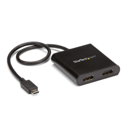 StarTech 2-Port USB-C to HDMI MST Hub - 4K Multi-Stream Transport Hub