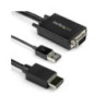 Adapter - VGA to HDMI - 2 m (6.6 ft.)