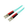 10m 10 Gb Aqua Fiber Patch Cable LC/LC