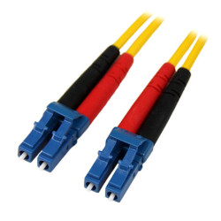 10m SM Duplex Fiber Patch Cable LC to LC