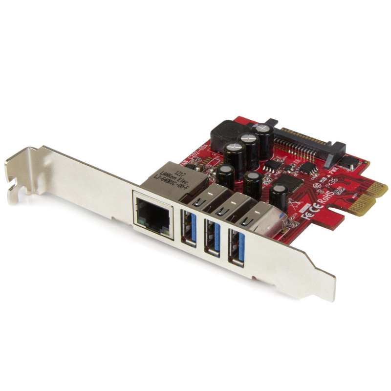 StarTech 3Port PCIe USB 3.0 Adapter Card - USB 3 - Standard & LP