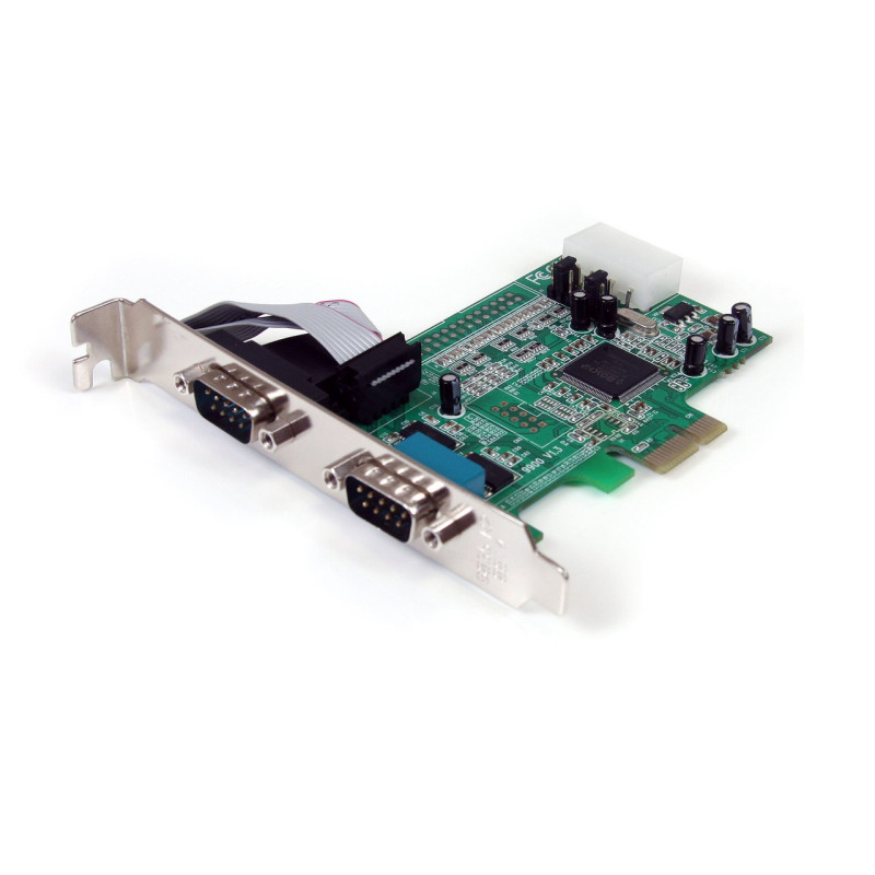 StarTech 2 Port PCI Express RS232 Serial Adapter Card with 16550 UART