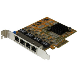 StarTech 4 Port PCIe Gigabit NIC Network Adapter Card - Quad Port