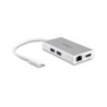 StarTech USB-C Multiport Adapter w/ PD - 4K HDMI GbE USB 3.0 - Silver