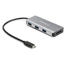 StarTech 3-Port USB-C Hub with SD Card Reader - 10Gbps - 3x USB-A