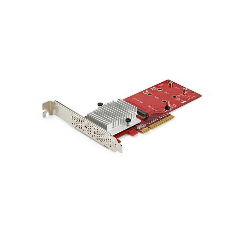 StarTech StarTech.com x8 Dual M.2 PCI Express SSD Adapter - PCIe 3.0