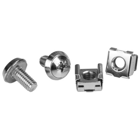 StarTech M6 Cage Nuts and M6 Rack Screws - 20 PKG - M6 Screws & Nuts