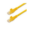 StarTech 5m Yellow Cat6 Ethernet Patch Cable - Snagless