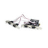 StarTech 4 Port PCI Express RS232 Serial Adapter Card with 16550 UART