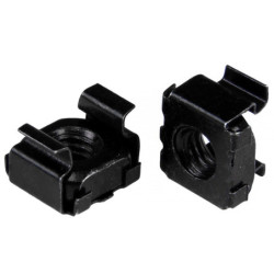 Cage Nuts - 10-32 - 50 Pack - Black