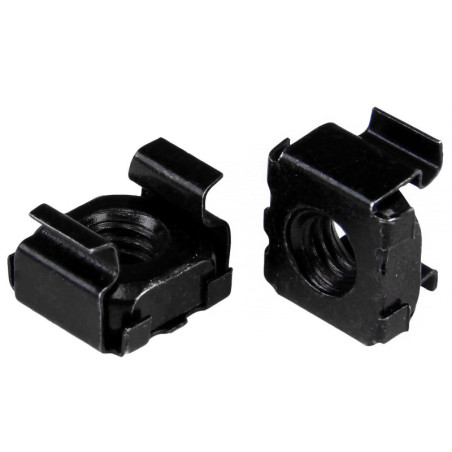 Cage Nuts - 10-32 - 50 Pack - Black