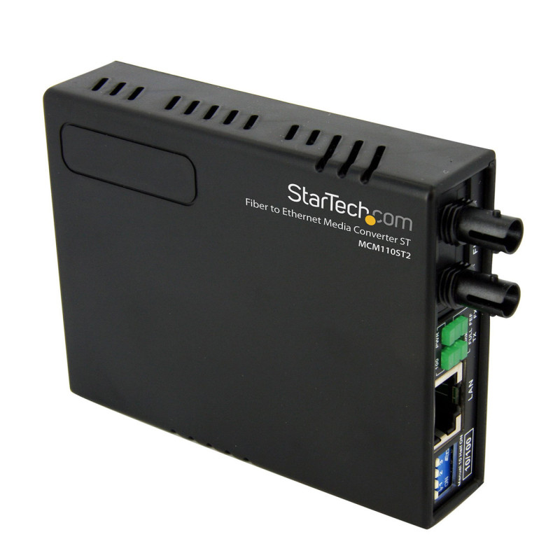 StarTech 10/100 UTP to Fiber Ethernet Media Converter - Multi Mode ST 2km