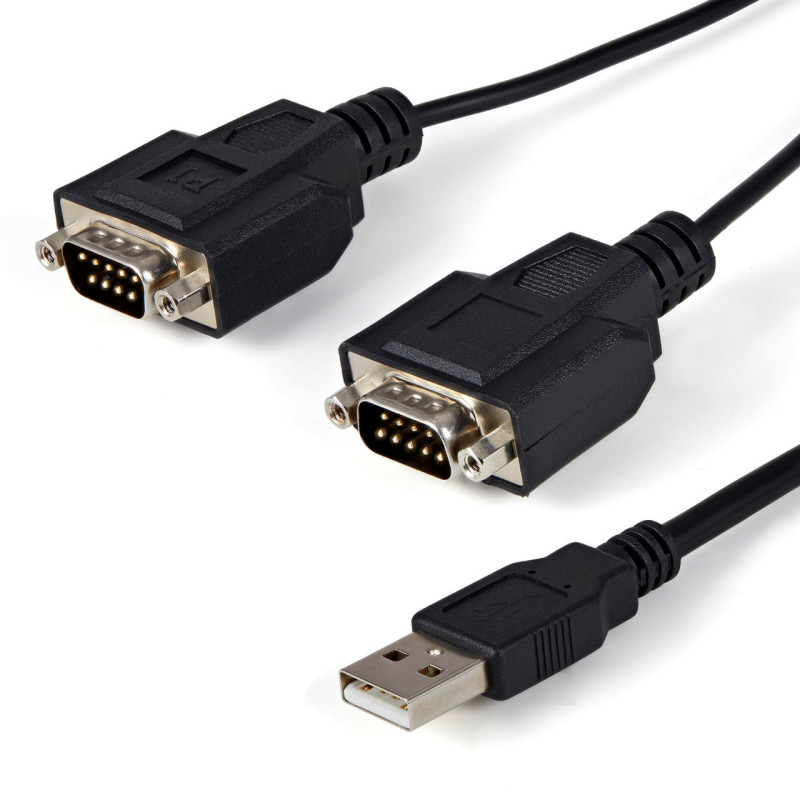 StarTech 2 Port FTDI USB to Serial Adapter Cable with COM Retention