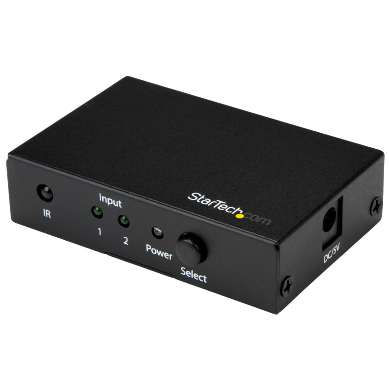 StarTech 2x1 HDMI Video Switch - 4K60 - HDMI Video Switcher - 4K 60Hz