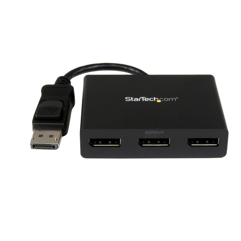 StarTech DP to DP Multi Monitor Hub - 3-Port MST Daisy Chain Splitter