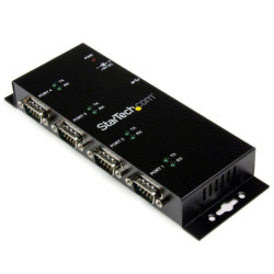 StarTech USB Serial Hub - 4Port USB to DB9 RS232 Serial Adapter Hub
