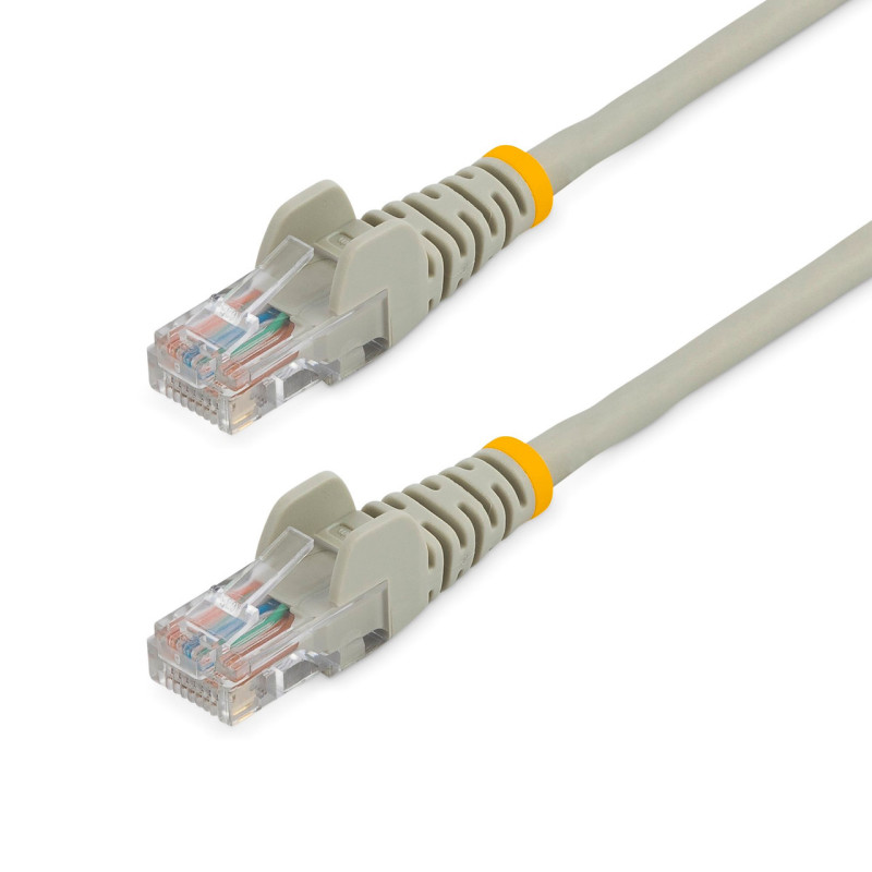 15m Gray Snagless Cat5e Patch Cable