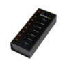 StarTech 7Port USB 3 Hub - Desk / Wall - Compact & Durable for Travel